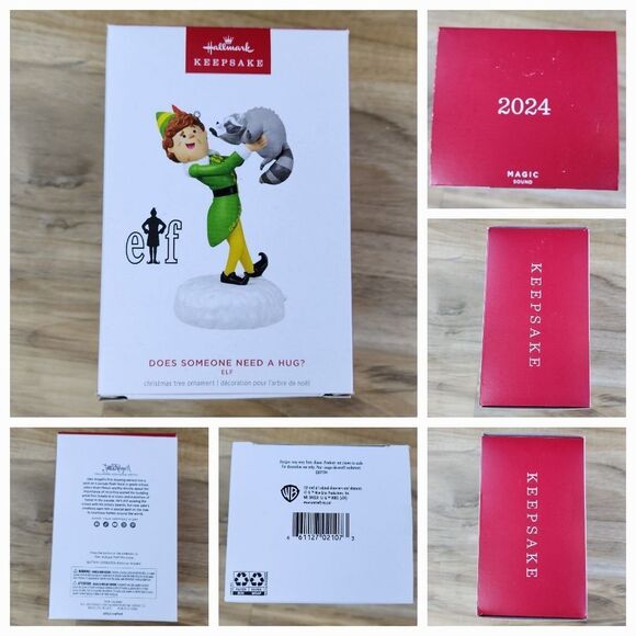 🔥NIB Hallmark Elf Does Someone Need A Hug Keepsake Ornament - Picture 6 of 12